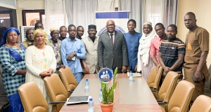 Carnet d’audience : L’A.C.CR.A.M.K rend visite au DG de la CANAM 